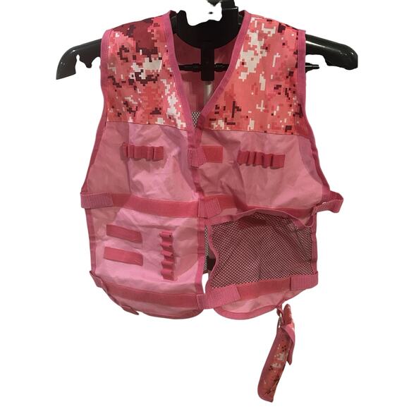 Unbranded Other - Girls Pink Camo Dart Tactical Vest
